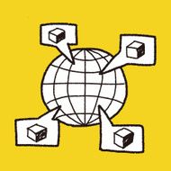 shipping box doodle N106