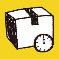 shipping box doodle N110