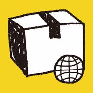 shipping box doodle N111