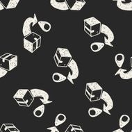 shipping location doodle seamless pattern background N3