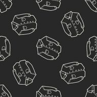 shirt doodle seamless pattern background N4