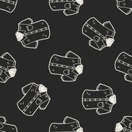 shirt doodle seamless pattern background N5