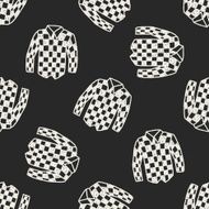 shirt doodle seamless pattern background N6