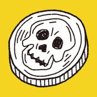 skull Doodle N34