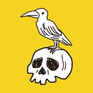 skull Doodle N35