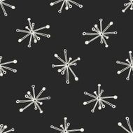 social link doodle seamless pattern background N5