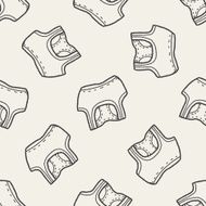 sport vest doodle seamless pattern background N2