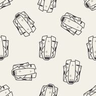 suit doodle seamless pattern background N3