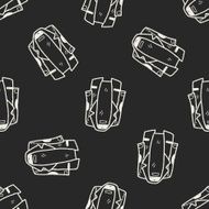 suit doodle seamless pattern background N9
