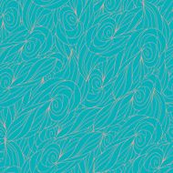 doodle seamless floral pattern hair N2