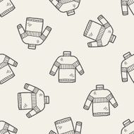 sweater doodle seamless pattern background N2