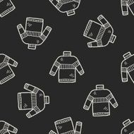 sweater doodle seamless pattern background N5
