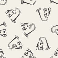 vacuum doodle seamless pattern background N2