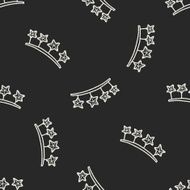 birthday hanging doodle drawing seamless pattern background
