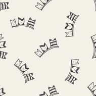 birthday hanging doodle drawing seamless pattern background N6