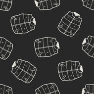 vest doodle seamless pattern background N3