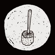 toilet brush doodle N5