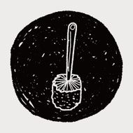 toilet brush doodle N6
