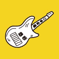 toy guitar doodle N3
