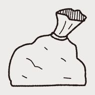 trash bag doodle N5