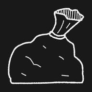 trash bag doodle N6