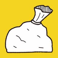 trash bag doodle N12