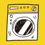 washing machine doodle N19