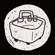 water basin doodle N4