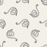 water pipe doodle seamless pattern background