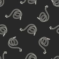 water pipe doodle seamless pattern background N2