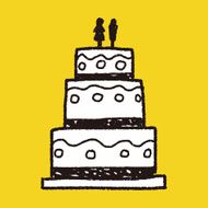 wedding cake doodle N2