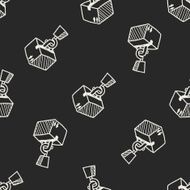 Weight doodle seamless pattern background N4