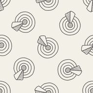 wifi doodle seamless pattern background N2