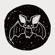bat doodle N13