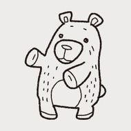 bear doodle N16