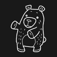 bear doodle N18