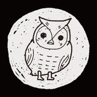 owl doodle N9