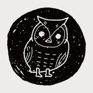 owl doodle N10