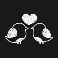 bird love doodle N4