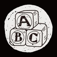 block toy doodle N28