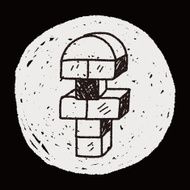 block toy doodle N31