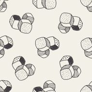 block toy doodle seamless pattern background