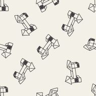 block toy doodle seamless pattern background N2