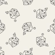 block toy doodle seamless pattern background N4