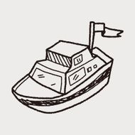 Boat doodle N35