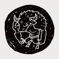 bull monster doodle N5