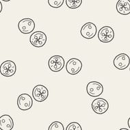 button doodle seamless pattern background