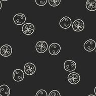 button doodle seamless pattern background N2