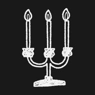 candle doodle N23