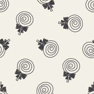 candy doodle seamless pattern background N6